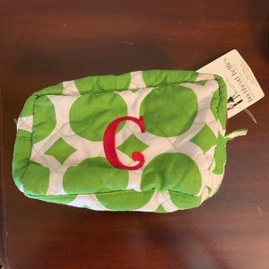 NWT Monogrammed Cosmetics Case